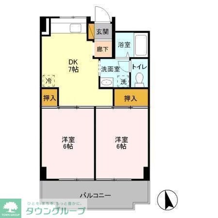 メゾンラフォーレの物件間取画像